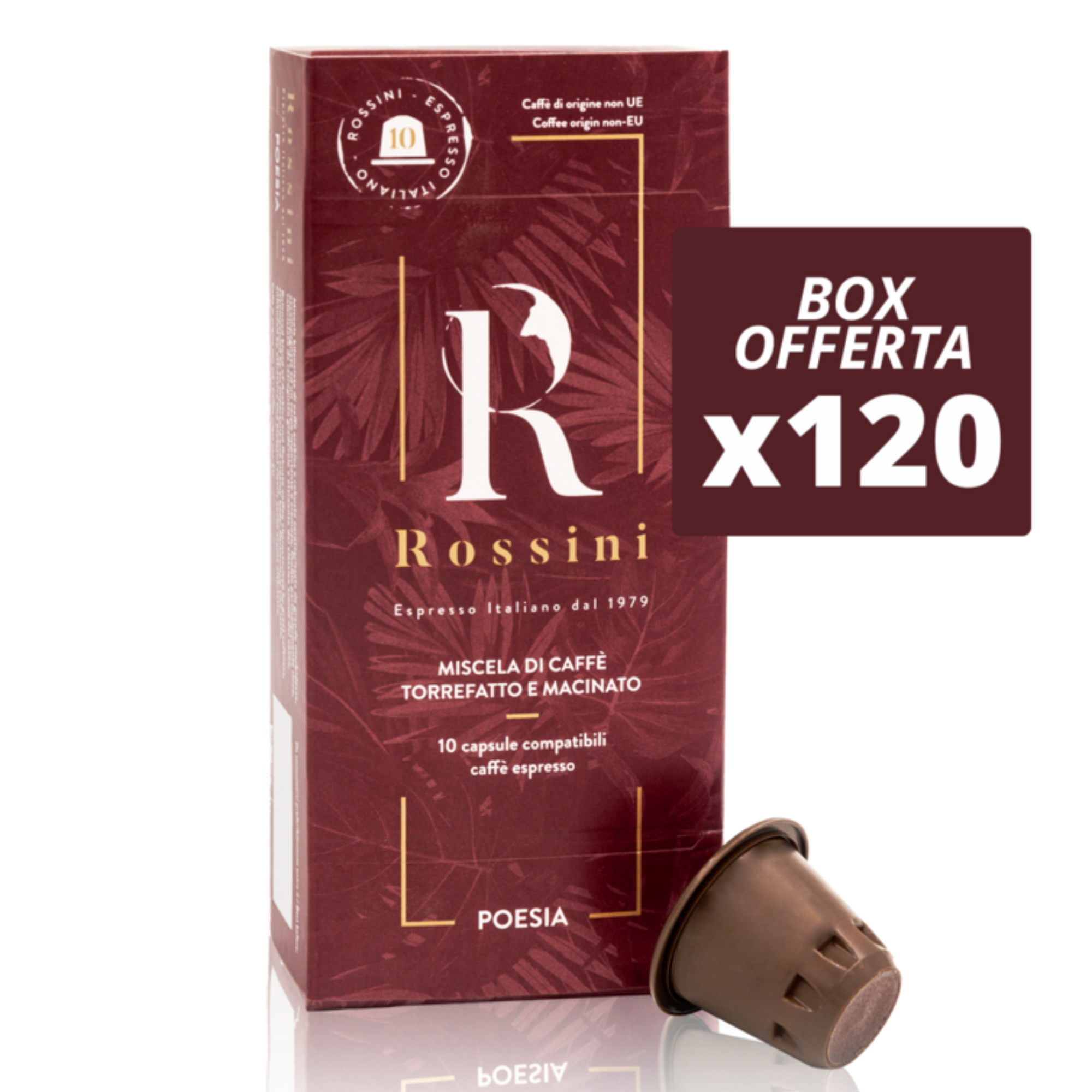 Capsule Compatibili Nespresso®* Poesia BOX 120pz