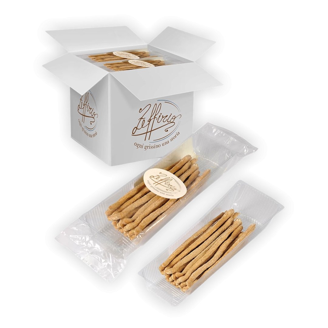 Grissini con farina Integrale di Farro – box 10 pz