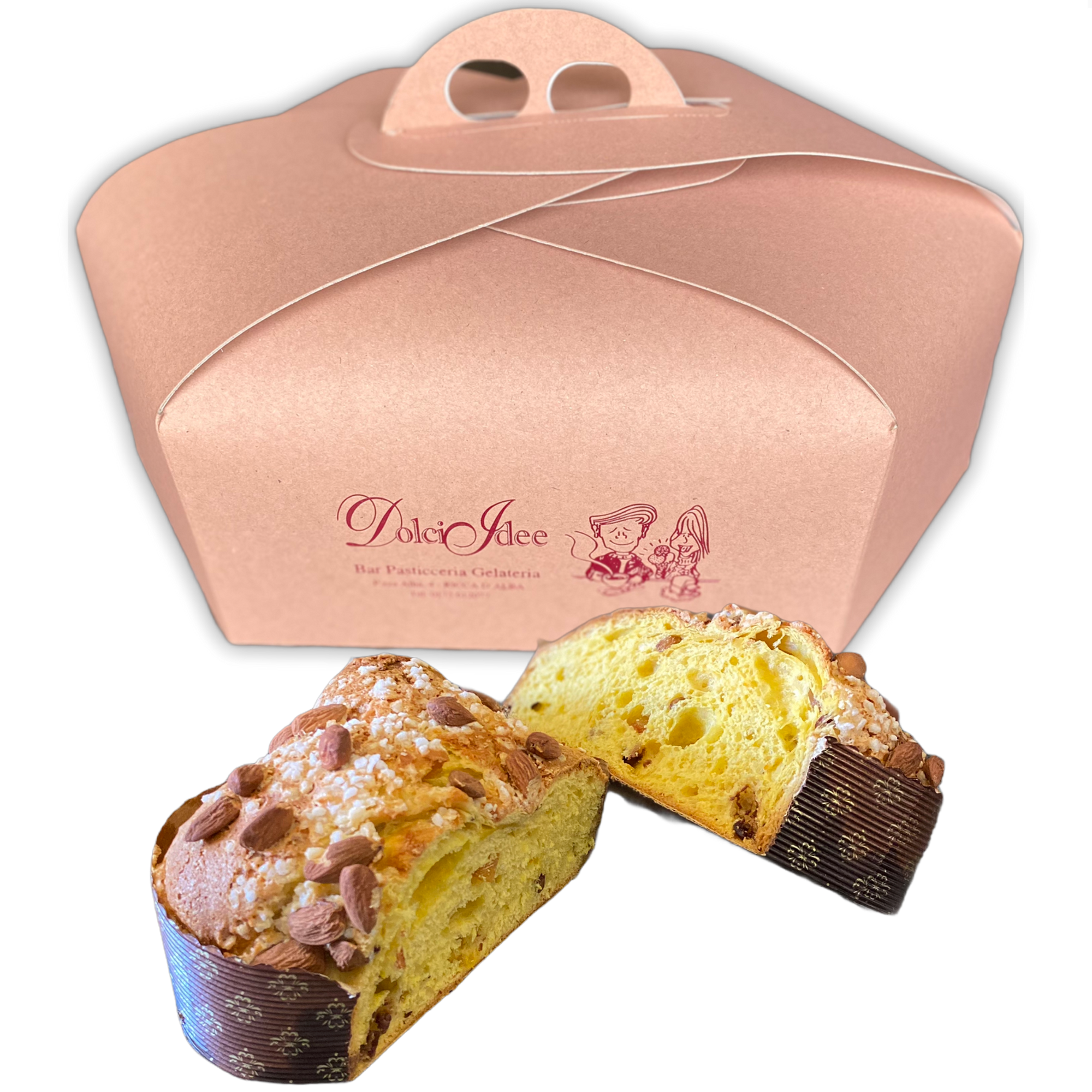 Colomba Pasquale artigianale "frutti di bosco e cioccolato bianco"