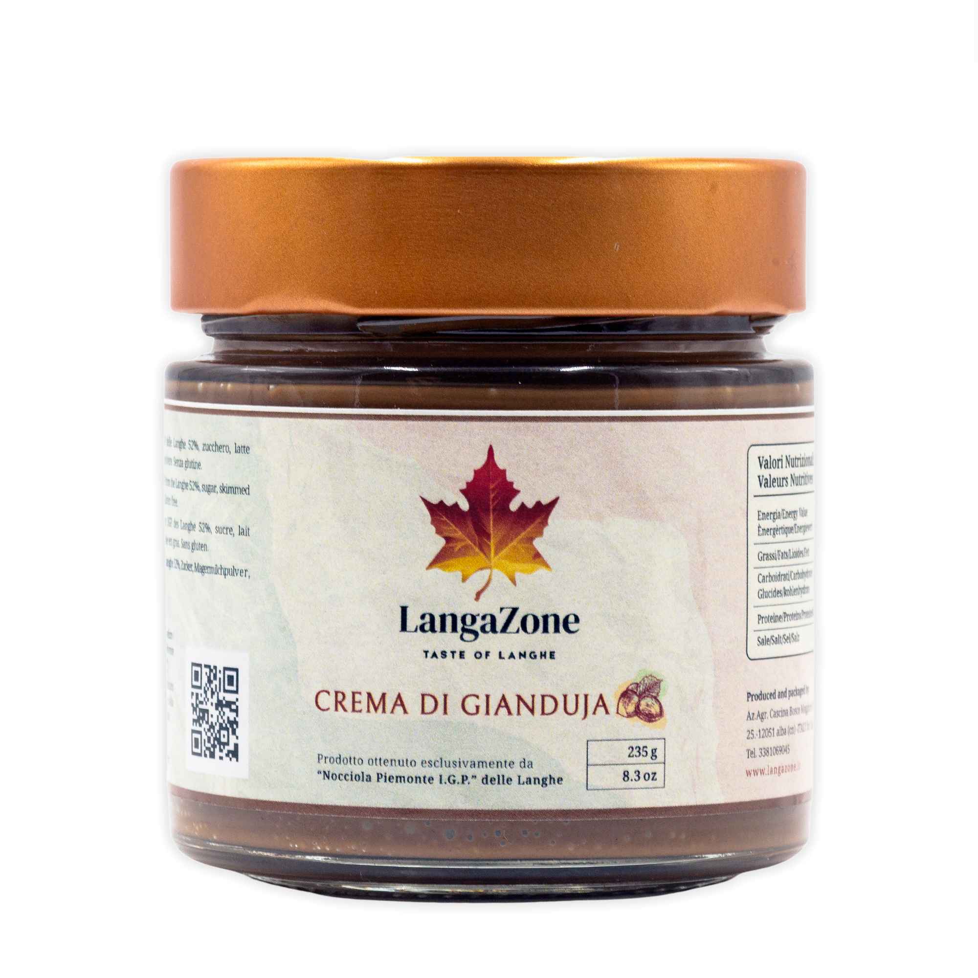 Pandoro artigianale a lievitazione naturale + crema gianduia di nocciole IGP