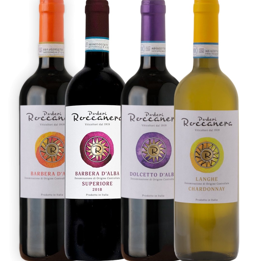 Box misto 6 bottiglie Poderi Roccanera - Langa Zone